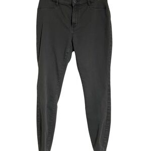 Gap Stretch Skinny Pants, Size 8, charcoal gray, 27” long